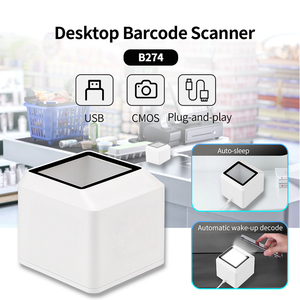 Escáner de Código de Barras de Escritorio JINGXIN de Formato Grande, Lector de Códigos QR 1D 2D Omni, Manos Libres, Plug-and-Play, USB, CMOS - Product Image 5