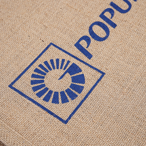 MBD01 Waterproof Burlap Gift Custom <strong>Jute</strong> Tote Bags for Wedding Natural Customized Logo with handle - Product Image 5