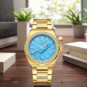 Montre Homme à Quartz en Acier Inoxydable Étanche avec Verre Saphir et Diamants, Personnalisable avec Votre Logo – Nouvelle Collection Tendance - Product Image 2