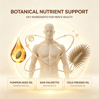 Huile de graines de citrouille et capsules molles de palmier nain - Vitamines antioxydantes 180 gélules Complément alimentaire