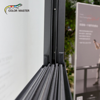 Ventanas Corredizas de Aluminio de 3 Vías con Mosquitera de Acero Inoxidable, Diseño Moderno para Sala de Estar, Cocina y Baño