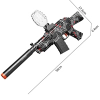 KK NEW AK47 Pistolet à billes électriques 7-8mm, jouet pour garçons, divertissement en plein air, sûr et respectueux de l'environnement, 14+ ans