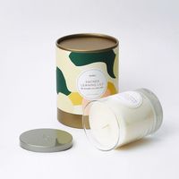 Boîtes d'emballage de bougies, Tube rond en carton imprimé personnalisé, boîte de bougie, cylindre de bougie, emballage de Tube en papier