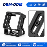Support de caméra FPV en aluminium CNC Ayberk pour drone, cage avec réglage d'inclinaison, photographie aérienne multi-axes, pièces OEM personnalisées