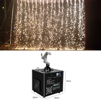 Machine à feux d'artifice électroniques inversés à étincelles en aluminium contrôlée par DMX512 sans fil Patton700W