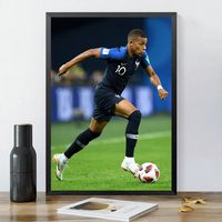 Décoration murale personnalisée Paris Saint-Germain : Affiches de stars du football pour salons, chambres, tables de chevet et dortoirs