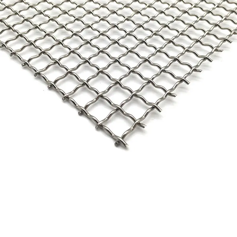 High Carbon Steel Crimped Woven Wire Mesh/Vibrating Screen Mesh/Mining Screen Mesh