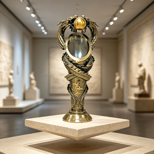 Fabrication en usine de tasses de trophée de statue de <span class=keywords><strong>dragon</strong></span> en métal personnalisé antique pour les ligues de champions sportifs attribuant votre propre conception - Product Image 6