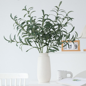Ramas de Olivo Artificiales con Frutos, Flores de Seda Plástica de 30cm-100cm, Decoración para el Hogar, Arreglos Florales de Interior, Accesorios para Bodas - Product Image 2