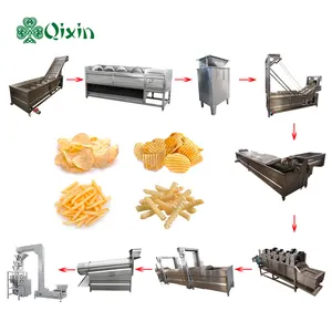 Automatic French Fries Potato Chips Making Machine Production L0ine Price