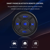 Télécommande sans fil Bluetooth, bouton multimédia, pour voiture, moto, vélo, volant, lecture de musique, pour téléphone IOS et tablette Android