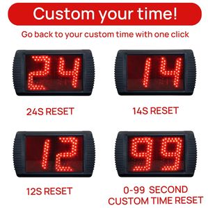 Timer Elettronico LED da 5 Pollici per Campo da Basket Semi-Esterno, Conto alla Rovescia 0-99, Display Digitale per Allenamento 24 Secondi - Product Image 3
