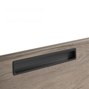 One-piece Milled Recessed Pull Handles Matte Flush Cabinet Drawer Pulls for Wardrobe Kitchen Cupboard, 11Colors Available - Product Image 3