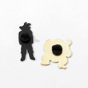 YINIメーカーDB-インスパイアエポキシ樹脂エナメルピンセット-マスターローシ & 悟空が鮮やかなノスタルジックなアニメグッズをデザイン - Product Image 6