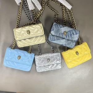 Ensemble de chaussures et de sacs de luxe pour femmes, design 2025, sac à main Kurting Geiger et mini sandales - Product Image 4