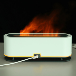เครื่องเพิ่มความชื้นลายไม้ 0.5 ลิตร แบบพกพา ใช้พอร์ต USB พร้อมไฟกลางคืน สำหรับใช้ในบ้านและสำนักงาน - Product Image 5