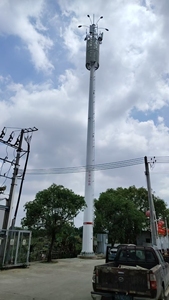 Thép mạ kẽm monopole thông tin liên lạc tháp mast ngoài trời Viễn Thông tín hiệu tháp - Product Image 4
