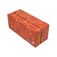 Boîte cadeau rigide écologique personnalisée avec pelliculage mat, design creux, couvercles supérieur/inférieur, construction en carton recyclable, pour bougie
