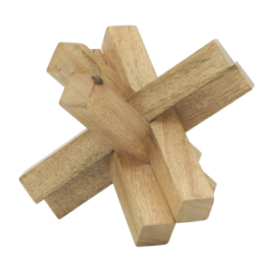 Scultura Decorativa in Legno per Casa, Ufficio, Soggiorno, Accento per Scaffale, Pezzo d'Arte Moderna - Product Image 4