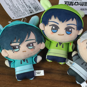 3 modèles de porte-clés en peluche douce de personnages de dessins animés japonais bleus, Isagi Yoichi Bachira Meguru, figurines en peluche - Product Image 4