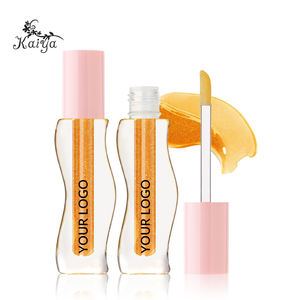 Logotipo personalizado labios regordetes cosmético vegano Ultra humedad claro nutre el tratamiento de labios brillante calmar la sequedad brillo miel aceite de labios - Product Image 3