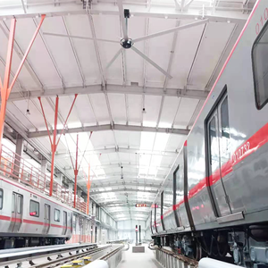 Good Vertilation HVLS Ventilador de techo para estación de tren en Japón - Product Image 6