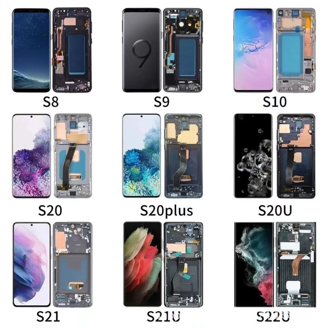 Mobile Phone Lcds Replacement Display Screen for samsung S7 Edge S6 S7 S8 S9 S10 S20 Plus S21 S22 ultra LCD Touch Screen
