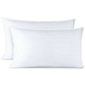 Almohadas de cama de algodón blanco <span class=keywords><strong>50x70</strong></span> cm hacia abajo <span class=keywords><strong>Almohada</strong></span> de hotel de <span class=keywords><strong>relleno</strong></span> alternativo para dormir - Product Image 1