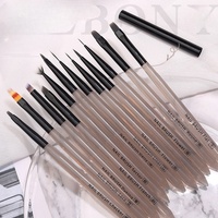 Kit Complet de 12 Stylos de Peinture pour Ongles en Acrylique Style Japonais Qualité Usine – Stylos Gel Dégradé Noir Glacé pour Motifs Floraux