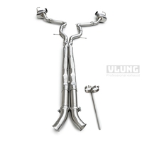 Échappement arrière à soupape en acier inoxydable haute performance pour Bentley Continental GT 4.0T Twin Turbo V8 2018-2023