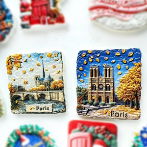 Imanes de Refrigerador Personalizados Hechos a Mano con Resina 3D, Recuerdos Turísticos, Regalos de Viaje, <span class=keywords><strong>Francia</strong></span>, París - Product Image 4