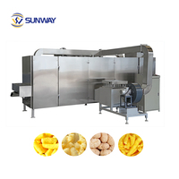 Nouvelle machine de fabrication de snacks soufflés, ligne de traitement de snacks extrudés, équipement alimentaire pour bâtonnets de maïs destiné aux usines alimentaires industrielles
