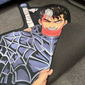 Alfombras troqueladas hechas a mano BERSERK <span class=keywords><strong>Guss</strong></span>, tamaño personalizado, alfombras de Anime para sala de estar, alfombrillas de poliéster de estilo moderno - Product Image 3