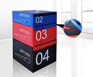 Boîte de saut pliométrique avec Logo personnalisé à 4 niveaux, équipement de gymnastique et de Fitness, entraînement de force, mousse souple, vente en gros - Product Image 5