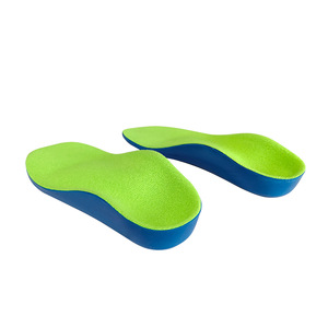 Semelles orthopédiques complètes en velours PU, neuves, unisexes, correction de la voûte plantaire, coussin orthopédique à huit caractères, chaussures orthopédiques pour pieds plats, valgus, jambes en O - Product Image 3