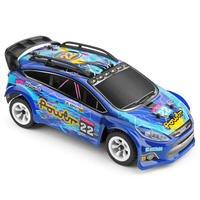 Nuevo portátil RC WLtoys 284010 4WD todoterreno coche de Control remoto 1/28 30 KM/H coche de Control remoto de alta velocidad RTR Rally Drift coche de juguete