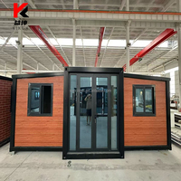 Maison préfabriquée modulaire extensible de 30 pieds, type « granny flat », avec 2 chambres, salle de bain, cuisine, villa mobile, normes australiennes