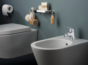 Robinet Mitigeur Bidet Monotrou en Céramique Style Moderne pour Salle <span class=keywords><strong>de</strong></span> Bain, <span class=keywords><strong>Eau</strong></span> Chaude/Froide, pour Siège <span class=keywords><strong>de</strong></span> <span class=keywords><strong>Toilette</strong></span> et Utilisation en Salon, en Laiton - Product Image 6