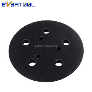 EVERTOOL Almohadillas de lijado de repuesto para lijadoras orbitales aleatorias de 125 mm, plato de soporte DA de 5 pulgadas, platos de soporte flexibles, almohadilla de lijado - Product Image 4