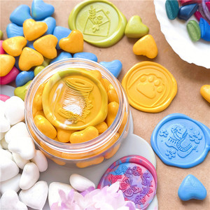 Empreintes de bébé bricolage personnaliser nom boîte ensemble personnalisé lettre/<span class=keywords><strong>cire</strong></span> à cacheter/mariage <span class=keywords><strong>cire</strong></span> sceau timbre invitations personnalisées <span class=keywords><strong>enveloppe</strong></span> - Product Image 5