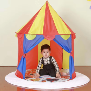 Tente tipi pop-up pour enfants et bébés - Jouet de sport en polyester, petite salle de jeux extérieure - Product Image 2