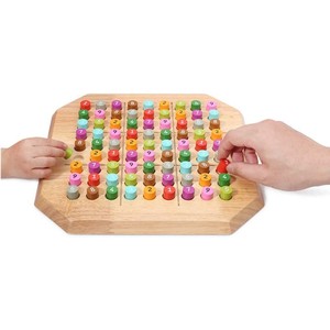 Intelligence esprit logique casse-tête en bois mathématiques couleur cube sudoku conseil famille jeu iq jouets avec numéro sudoku puzzles livre