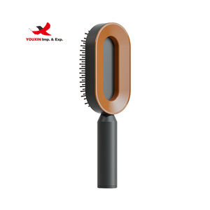Brosse à cheveux ABS à nettoyage automatique à un clic, avec support, prix de gros bas, pour femmes - Product Image 3