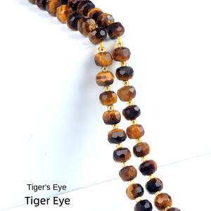 Venta al por mayor 6*8 corte Ábaco cuentas rueda cristal Natural ágata piedra cuentas DIY joyería collar pulsera Accesorios - Product Image 5