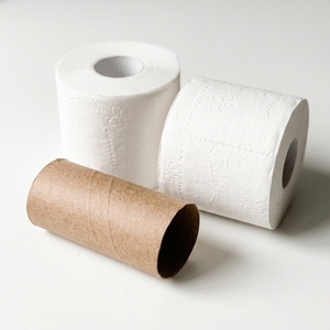 Recyclable Odorless High Density Brown Paperboard Tube Customized Dimensions Retail Bathroom Roll <b>Paper</b> Core For Toilet - Product Image 1