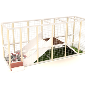 Aire de jeux intérieure en mousse souple colorée pour bébés et tout-petits avec fosse à balles et toboggan - Product Image 5