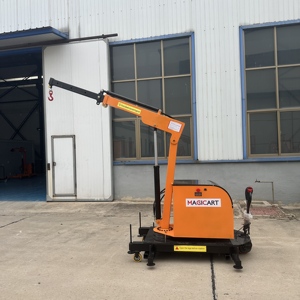 Nouveau entièrement électrique 1 tonne 2 tonnes grue hydraulique ménage Mobile manutention câble levage palan 380v grue levage palan - Product Image 1