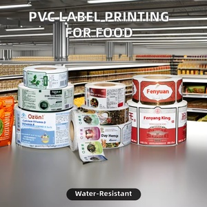 Étiquettes en rouleau transparentes en PVC personnalisables, autocollants publicitaires avec logo, autocollants de scellage, autocollants colorés, personnalisation de marques déposées en acrylique - Product Image 1