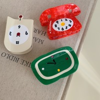 Liwu Nieuwe Stijl Gepersonaliseerde Creatieve Schattige Cartoon Design Acetaat Wekker Telefoon Acetaat Haarspeld voor Vrouwen