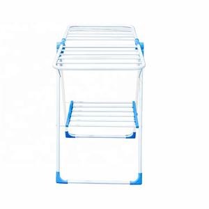 Stendibiancheria Verticale Retrattile in Metallo a 19 Tubi Multiuso per Esterni, Balcone, Soggiorno e Biancheria da Letto - Product Image 3